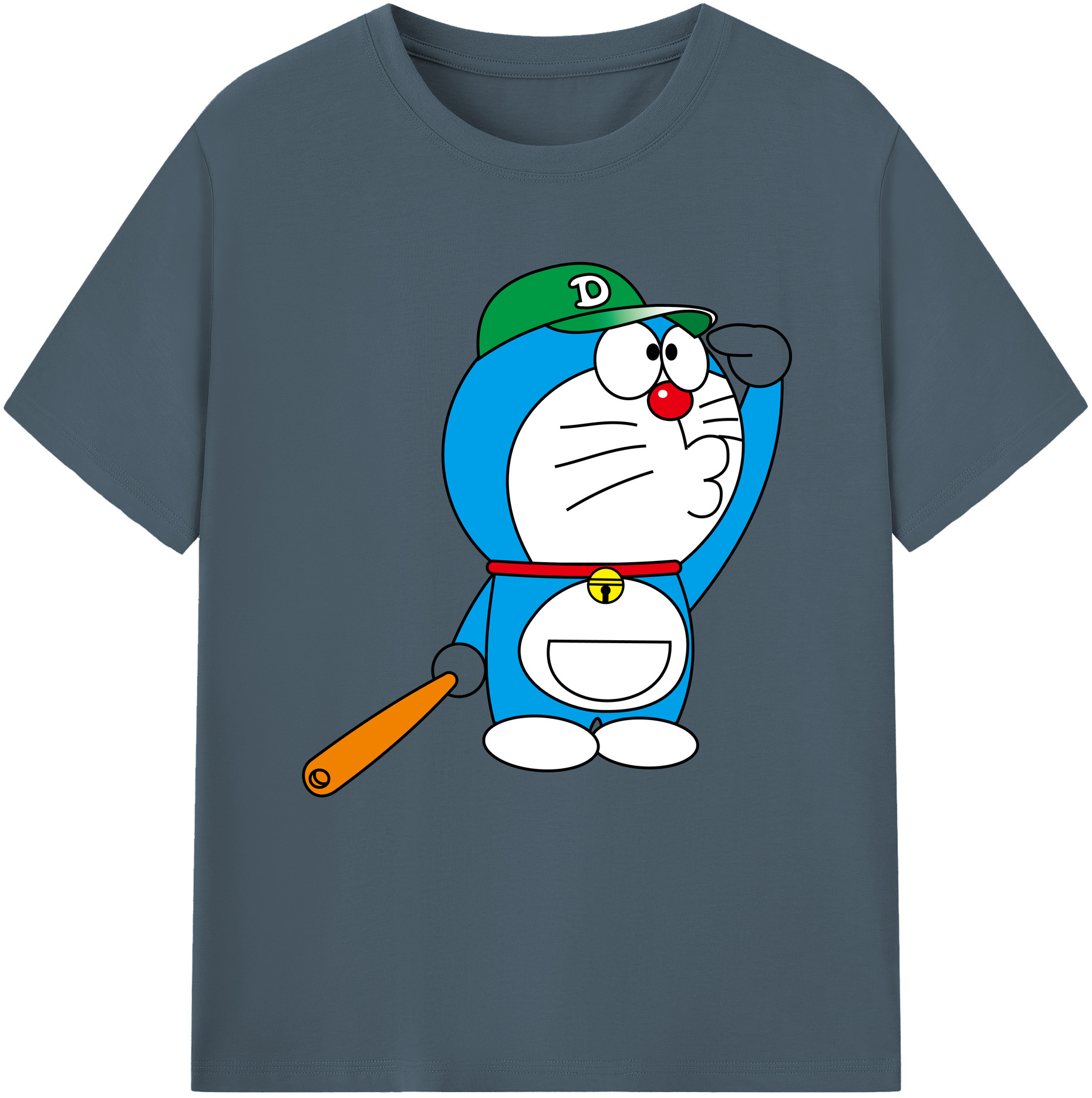 （画像用） ドラえもん Doraemon 綿100％半袖Tシャツ（フロントプリント）